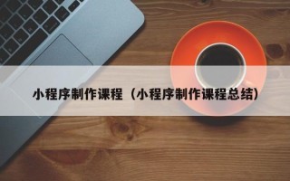 大同小程序制作课程（小程序制作课程总结）