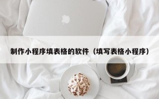大同制作小程序填表格的软件（填写表格小程序）